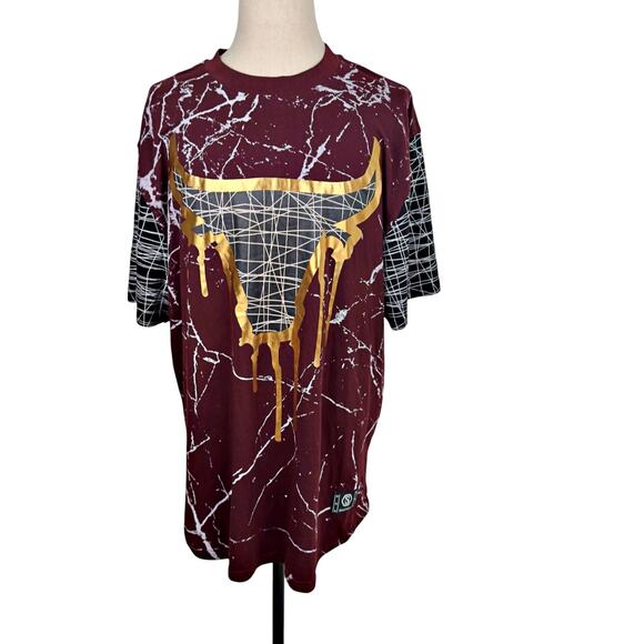 Switch Remarkable Chicago Bulls Graphic Splatter Paint 4XL Tshirt Streetwear - Picture 3 of 10